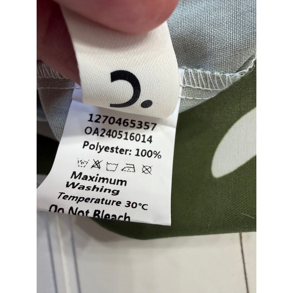 Commense Womens Sz M Green Geometric Unique Two Piece Halter Cutout Mini Dress - Picture 5 of 6